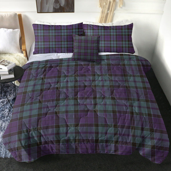 Hebridean Old District Weathered Tartan Comforter