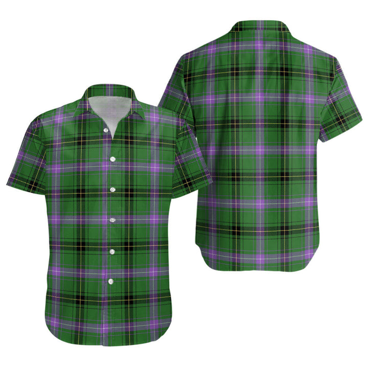 Henderson Ancient Clan Badge Tartan Short Sleeve Shirt