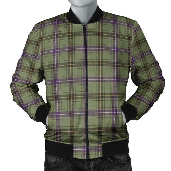Henderson Weathered Clan Badge Tartan Bomber Jacket