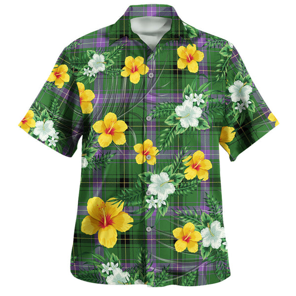 Henderson (MacKendrick) Ancient Clan Badge Tartan Hawaiian Shirt Summer Vibes Style