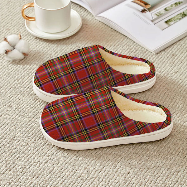 Hepburn Ancient Clan Badge Tartan Plush Slipper