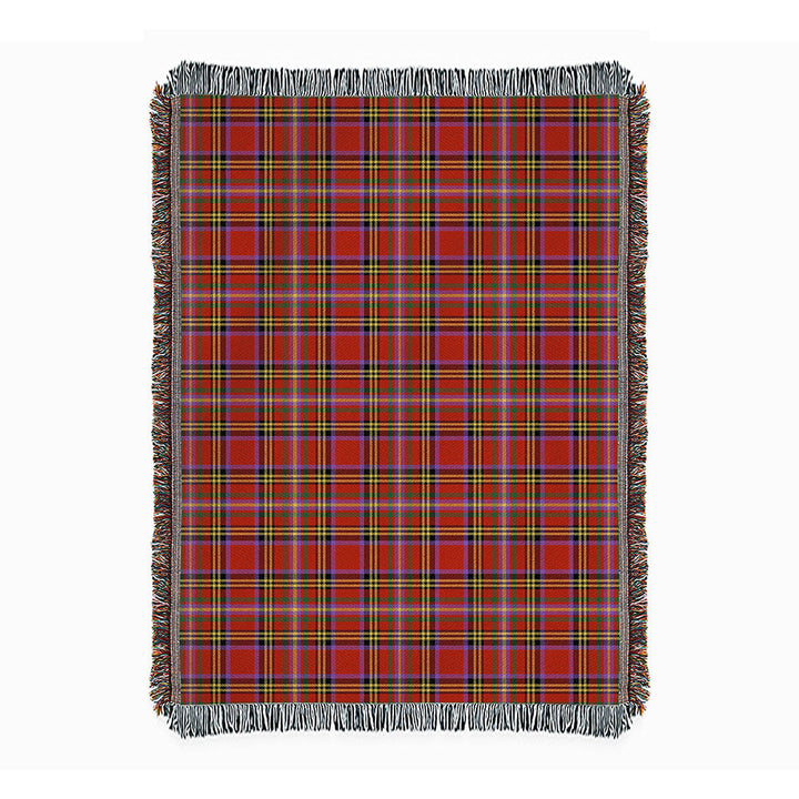 Hepburn Ancient Clan Badge Tartan Woven Blanket