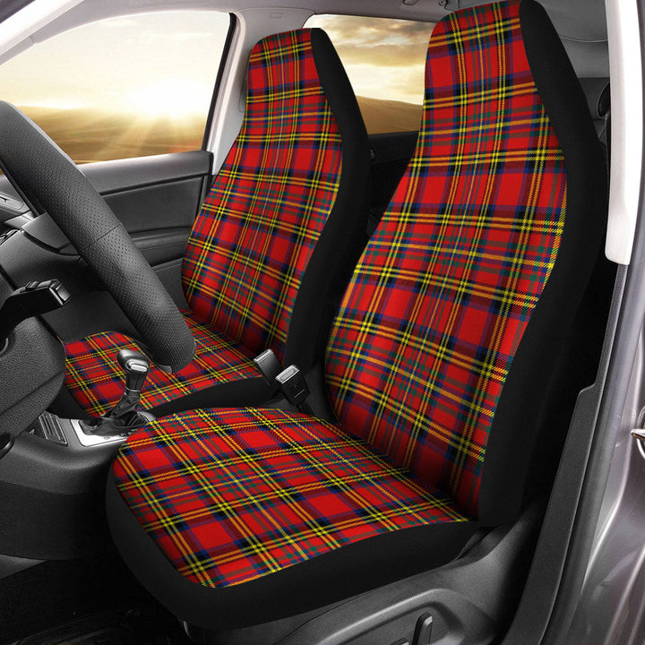 Hepburn Modern Clan Badge Tartan Car Seat Covers