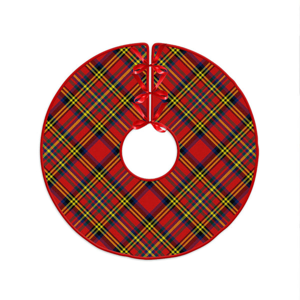 Hepburn Modern Clan Badge Tartan Christmas Tree Skirt