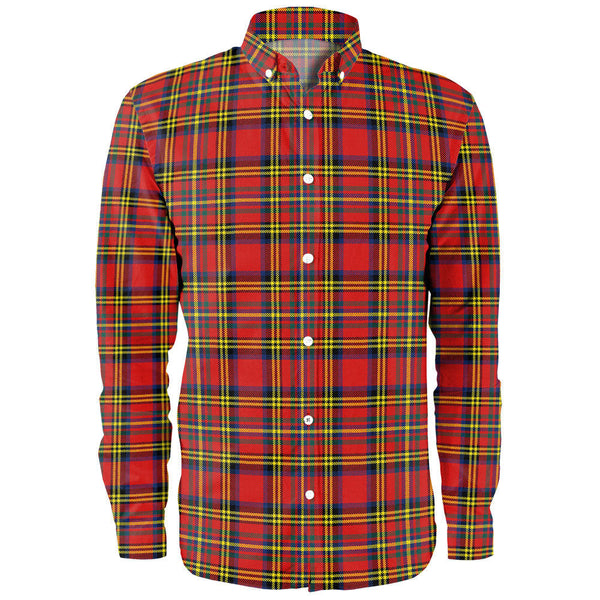 Hepburn Modern Clan Badge Tartan Long Sleeve Shirt