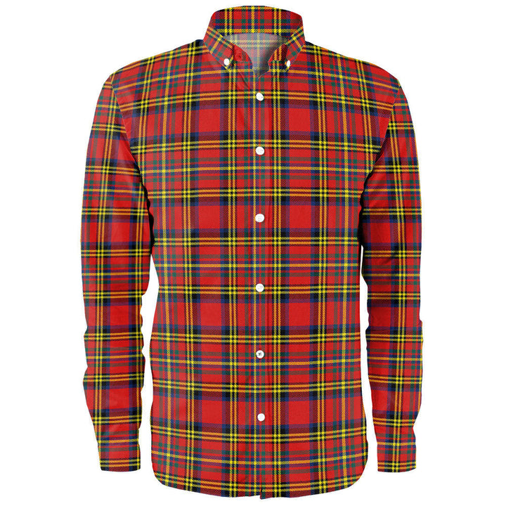 Hepburn Modern Clan Badge Tartan Long Sleeve Shirt