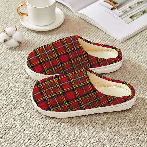 Hepburn Modern Clan Badge Tartan Plush Slipper