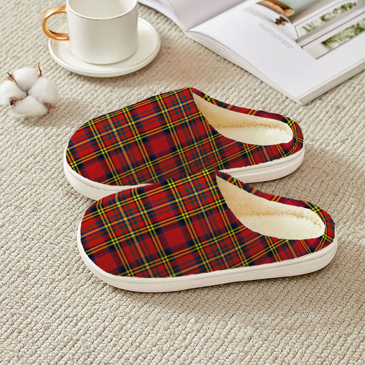 Hepburn Modern Clan Badge Tartan Plush Slipper