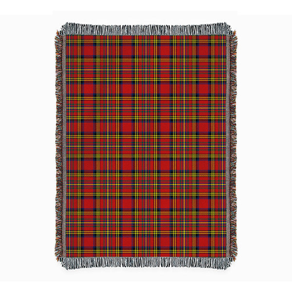 Hepburn Modern Clan Badge Tartan Woven Blanket