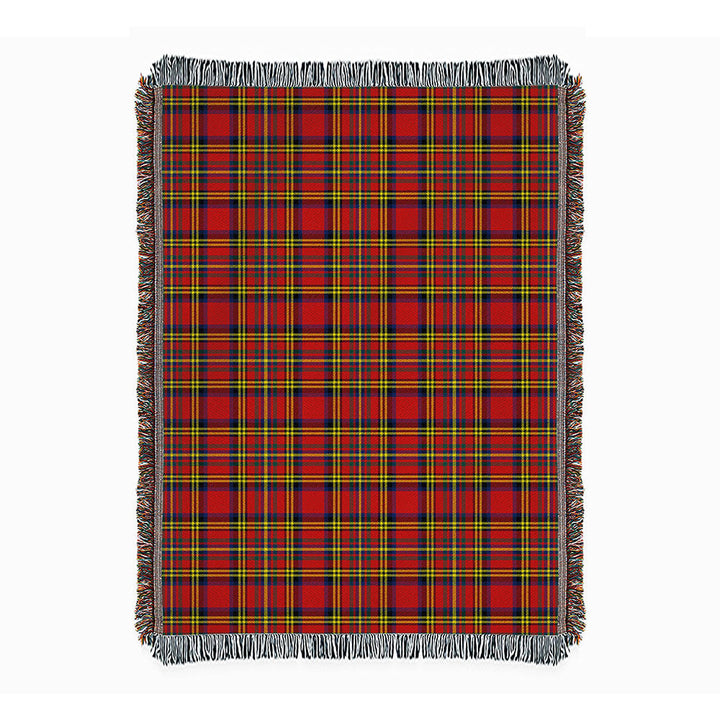 Hepburn Modern Clan Badge Tartan Woven Blanket
