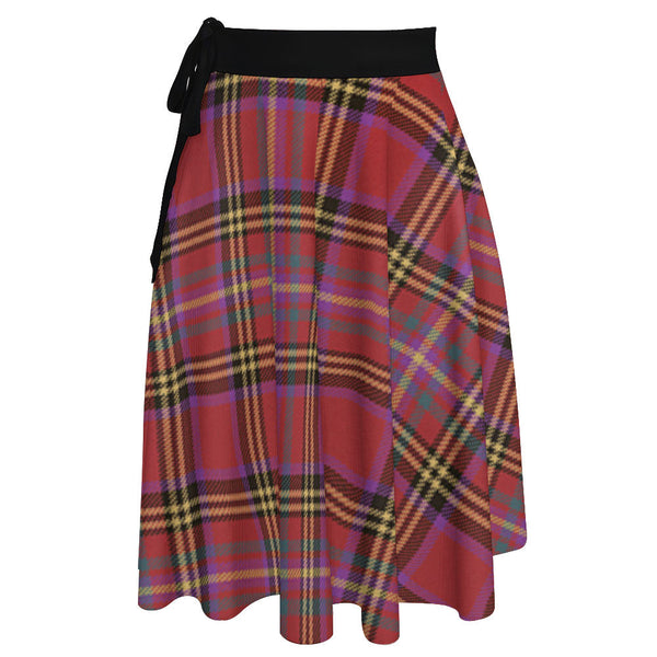 Hepburn Weathered Tartan Wrap Skirt