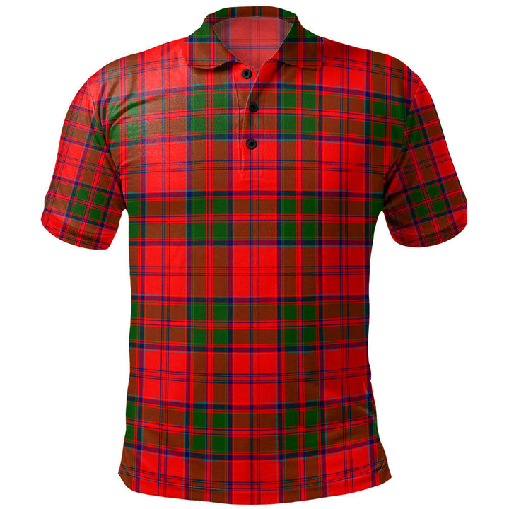 Heron Clan Badge Tartan Polo Shirt