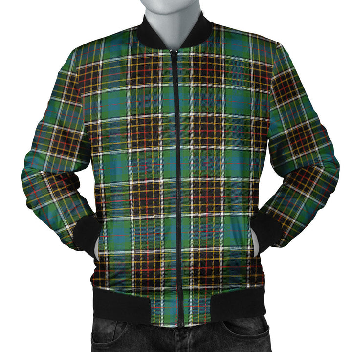 Hislop #2 Ancient Clan Badge Tartan Bomber Jacket