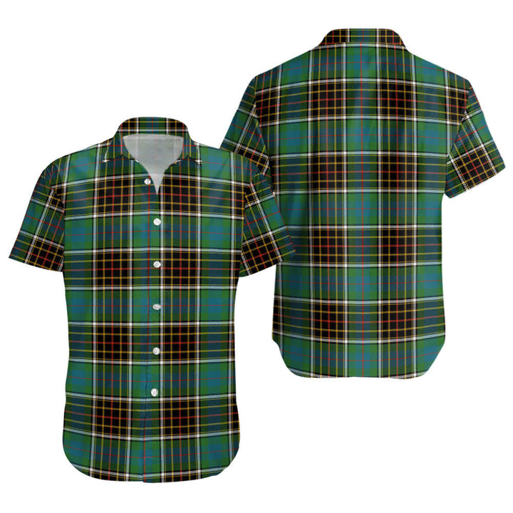 Hislop #2 Ancient Clan Badge Tartan Short Sleeve Shirt