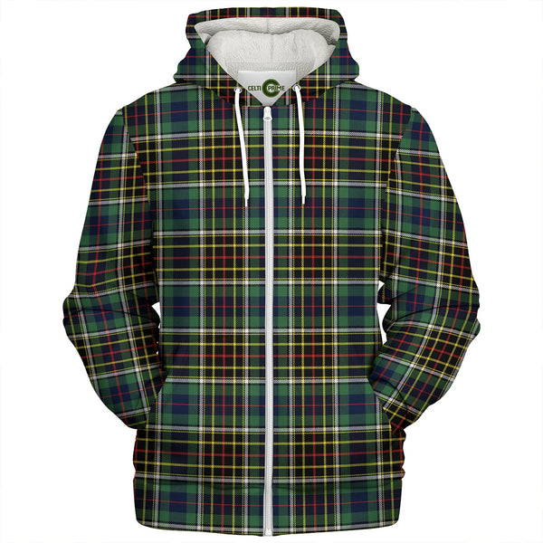 Hislop #2 Modern Clan Badge Tartan Sherpa Hoodie
