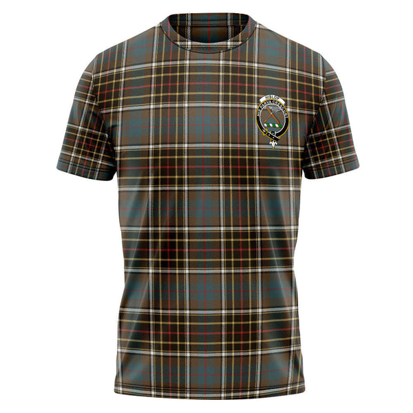 Hislop #2 Weathered Clan Badge Tartan T-Shirt