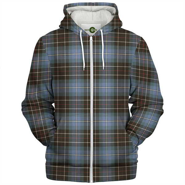 Hislop 3 Weathered Tartan Sherpa Hoodie
