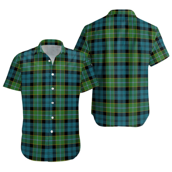 Hogarth Ancient Clan Badge Tartan Short Sleeve Shirt