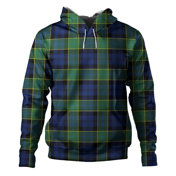Hogarth Modern Clan Badge Tartan Hoodie
