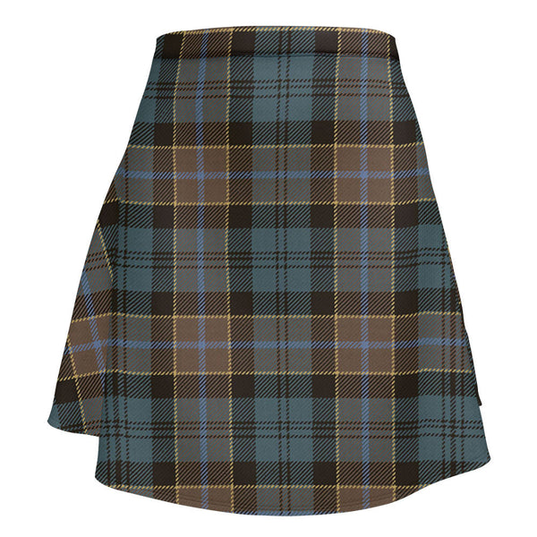 Hogarth Weathered Clan Badge Tartan Flared Skirt