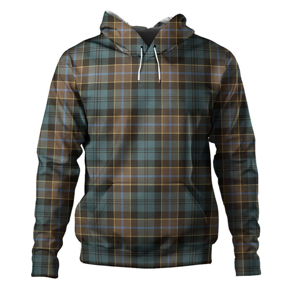 Hogarth Weathered Clan Badge Tartan Hoodie