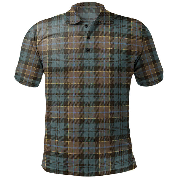 Hogarth Weathered Clan Badge Tartan Polo Shirt