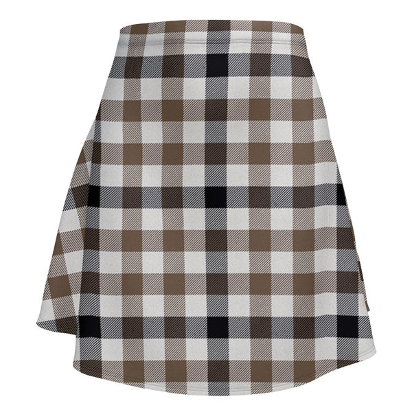 Hogg Ancient Clan Badge Tartan Flared Skirt
