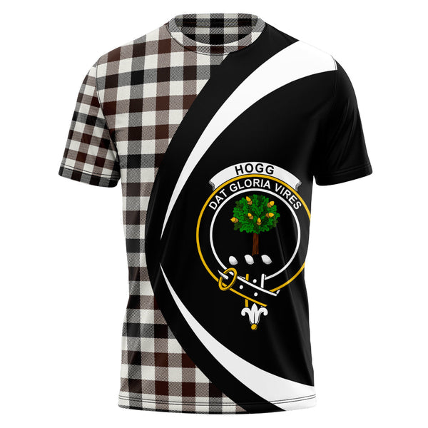 Hogg Modern Clan Badge Tartan T-Shirt Circle Style Personalized