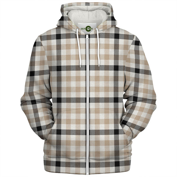 Hogg Weathered Tartan Sherpa Hoodie
