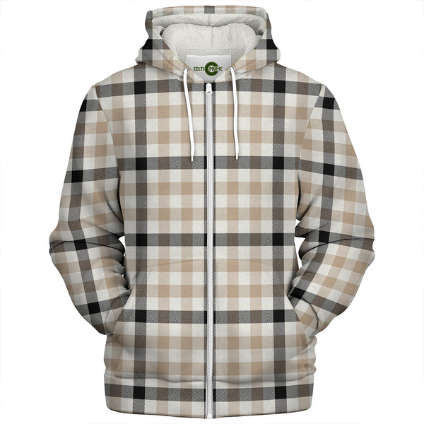 Hogg Weathered Clan Badge Tartan Sherpa Hoodie