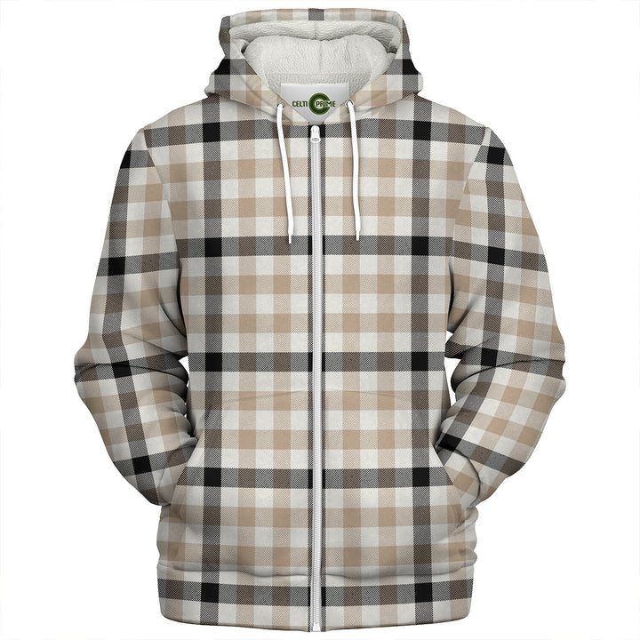 Hogg Weathered Clan Badge Tartan Sherpa Hoodie