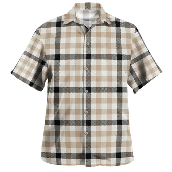 Hogg Weathered Clan Badge Tartan Hawaiian Shirt