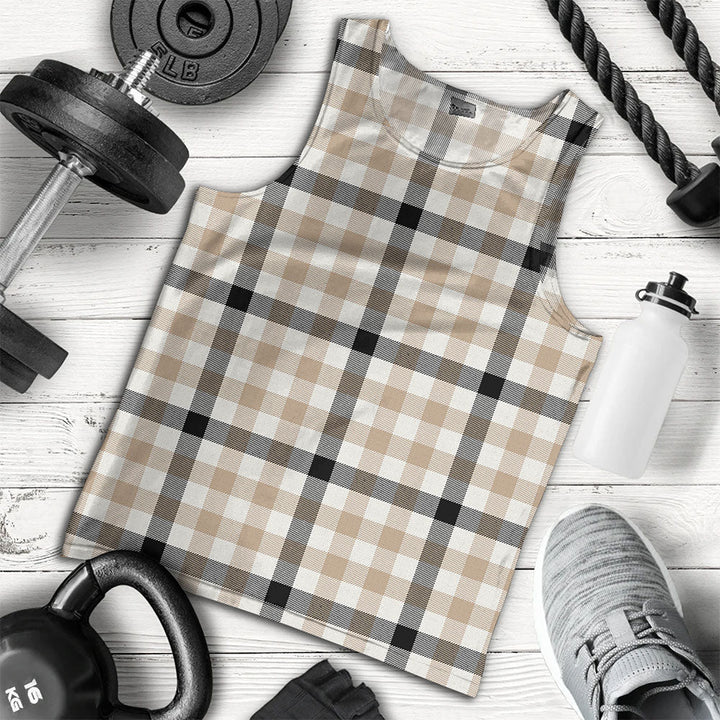 Hogg Weathered Clan Badge Tartan Men Tank Top