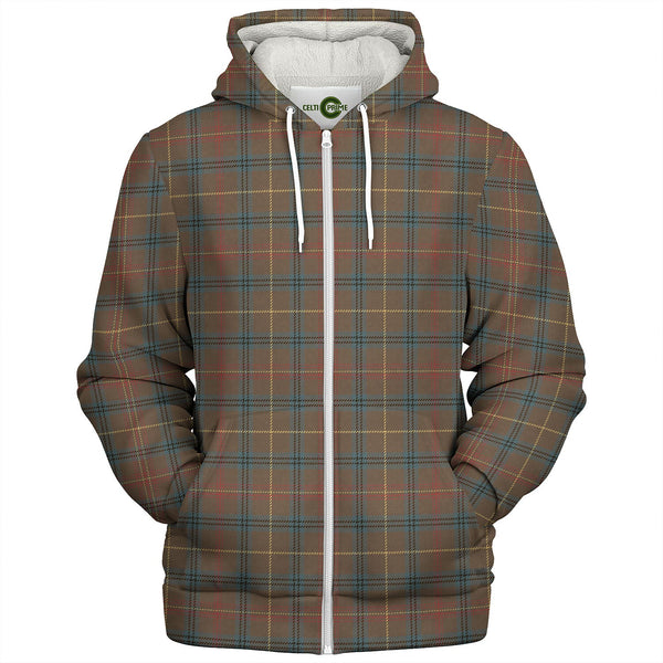Holmes Weathered Tartan Sherpa Hoodie