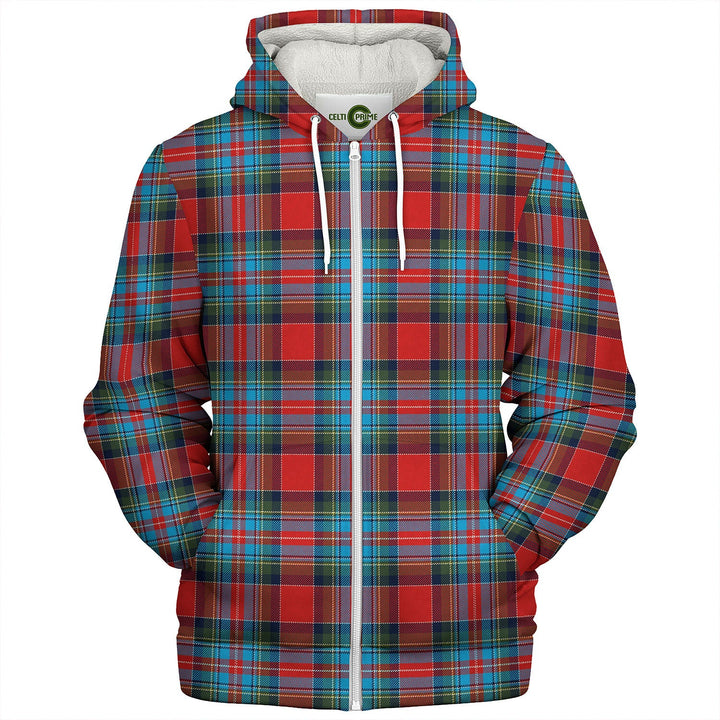 Holyrood Chair Modern Tartan Sherpa Hoodie