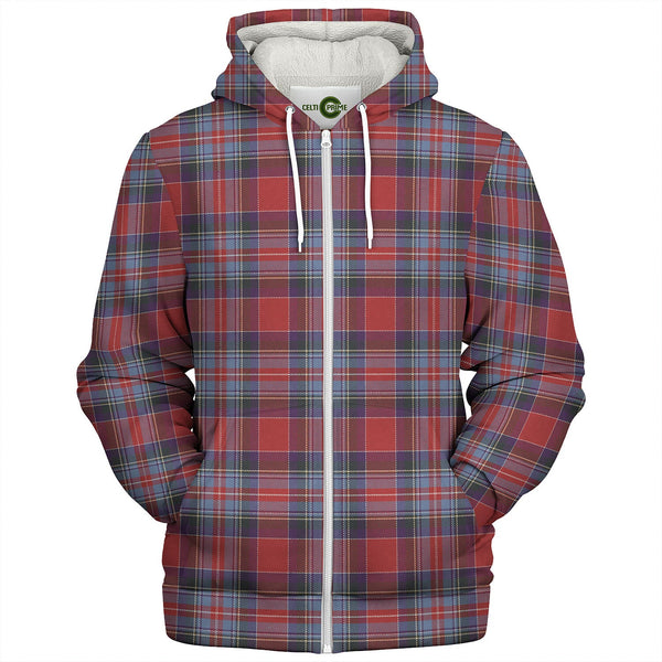 Holyrood Chair Weathered Tartan Sherpa Hoodie