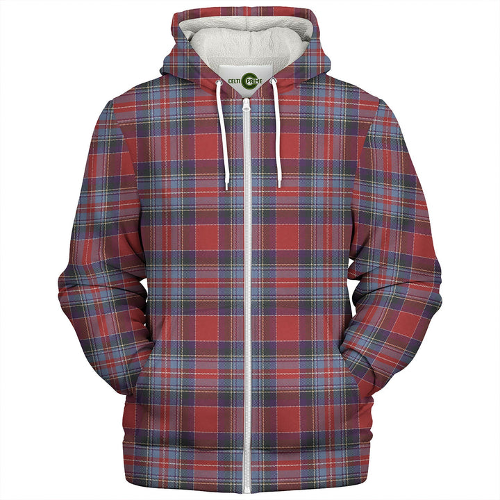 Holyrood Chair Weathered Tartan Sherpa Hoodie