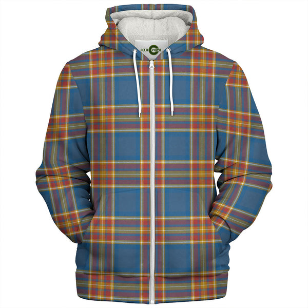 Holyrood Jubilee (Holyrood Heirloom Holyrood Gold) Ancient Tartan Sherpa Hoodie