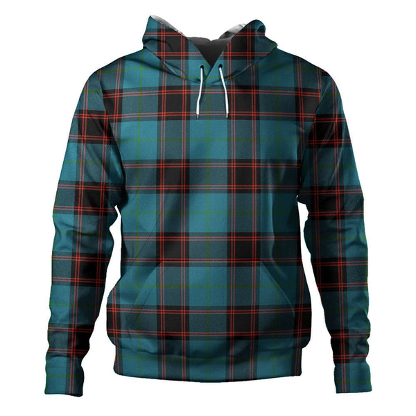 Home Ancient Clan Badge Tartan Hoodie