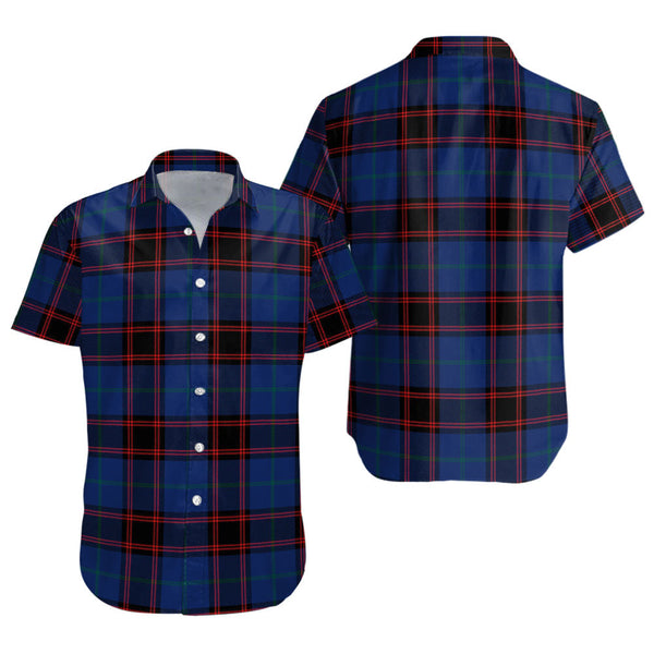 Home Modern Clan Badge Tartan Short Sleeve Shirt