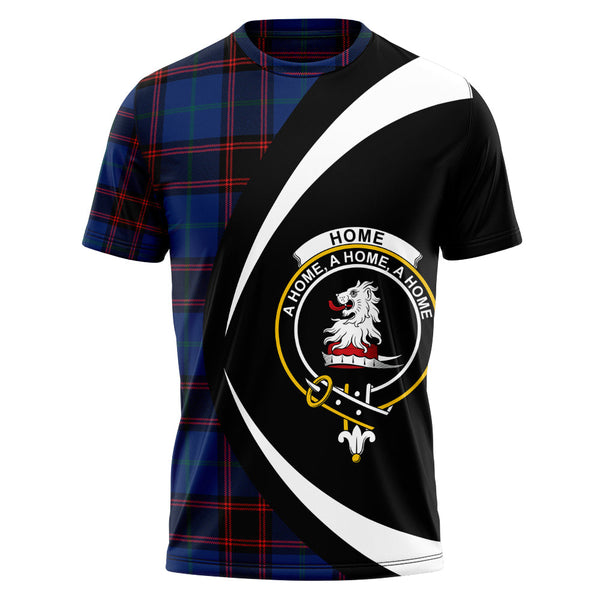 Home Modern Clan Badge Tartan T-Shirt Circle Style Personalized
