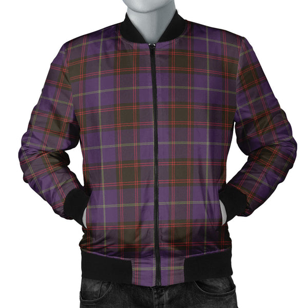 Home Weathered Clan Badge Tartan Bomber Jacket