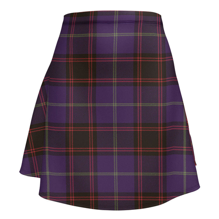 Home Weathered Clan Badge Tartan Flared Skirt