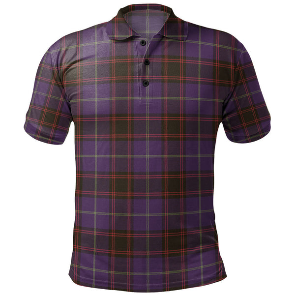 Home Weathered Clan Badge Tartan Polo Shirt