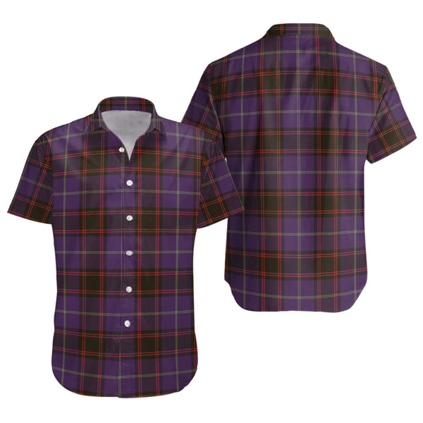 Home Weathered Clan Badge Tartan Short Sleeve Shirt
