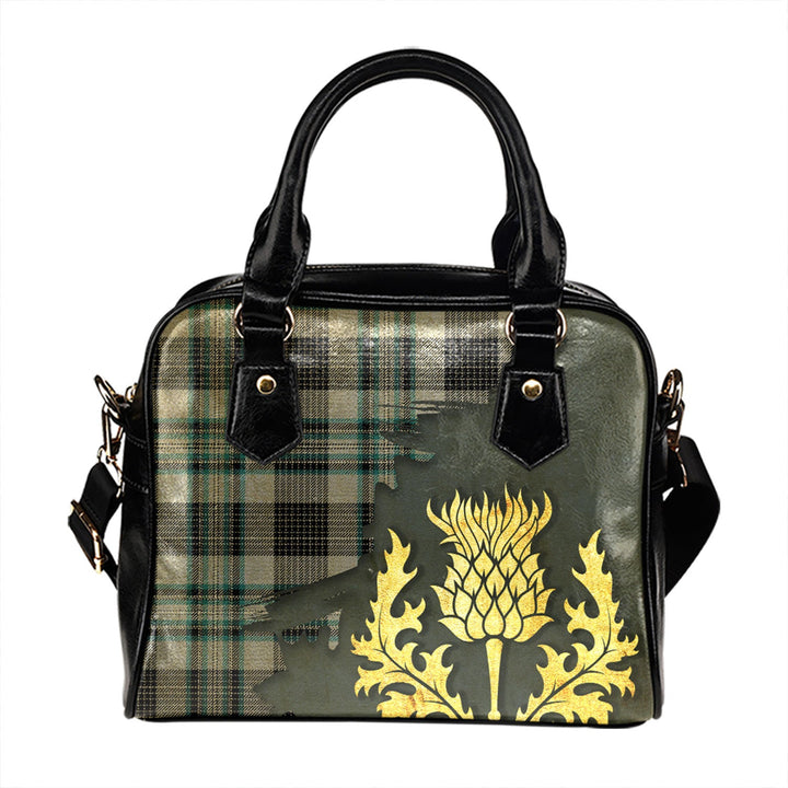 Hood Ancient Tartan Shoulder Handbag Thistle Oldest Style