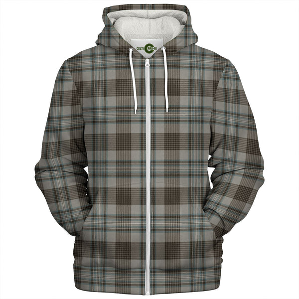 Hood Weathered Tartan Sherpa Hoodie