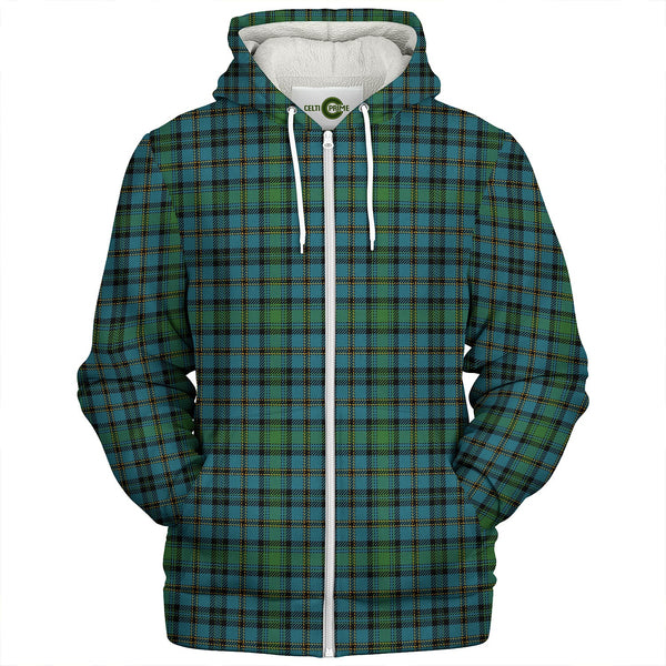 Hope Vere Ancient Clan Badge Tartan Sherpa Hoodie