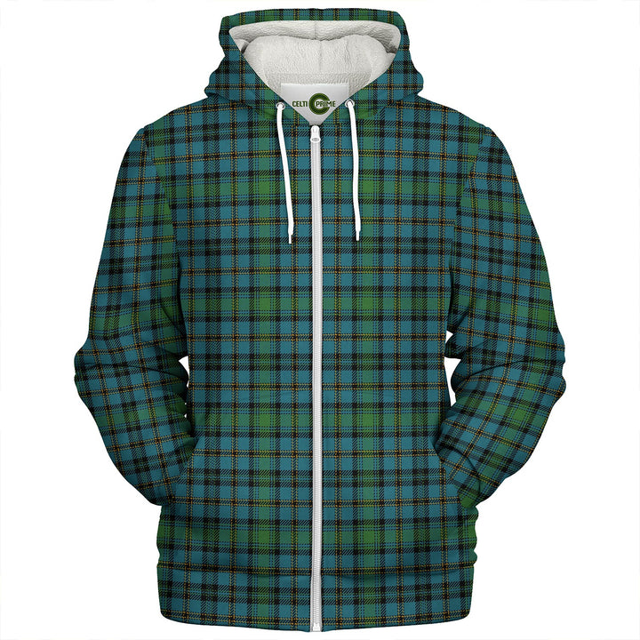 Hope Vere Ancient Clan Badge Tartan Sherpa Hoodie