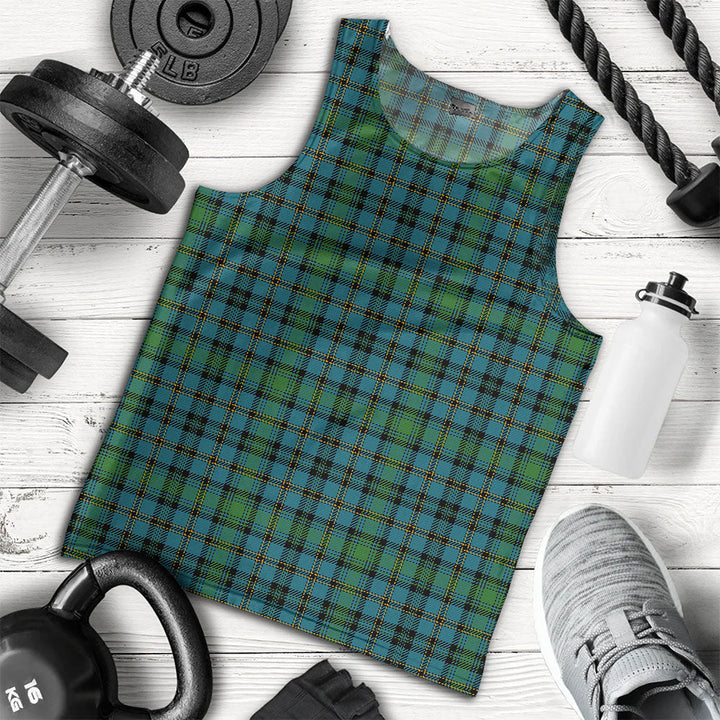 Hope Vere Ancient Clan Badge Tartan Men Tank Top